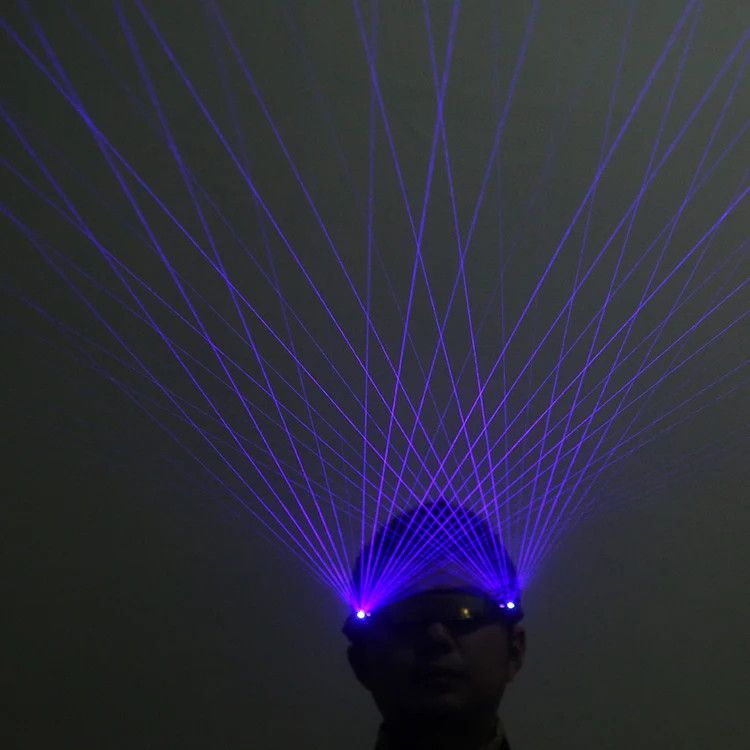 Free-Shipping-LED-Laser-glasses-blue-Light-Dancing-Stage-Show-DJ-club-Party-blue-Laserman-Show