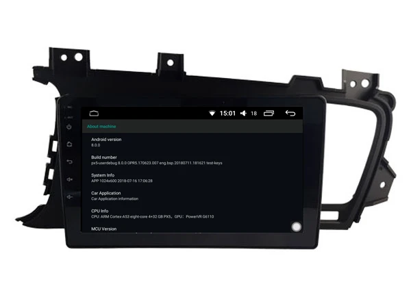 Sale OTOJETA DSP stereo carplay android 8.1.2 car radio for K5 2011-2014 KIA OPTIMA Gps navi Ips screen video player tape recorder 5