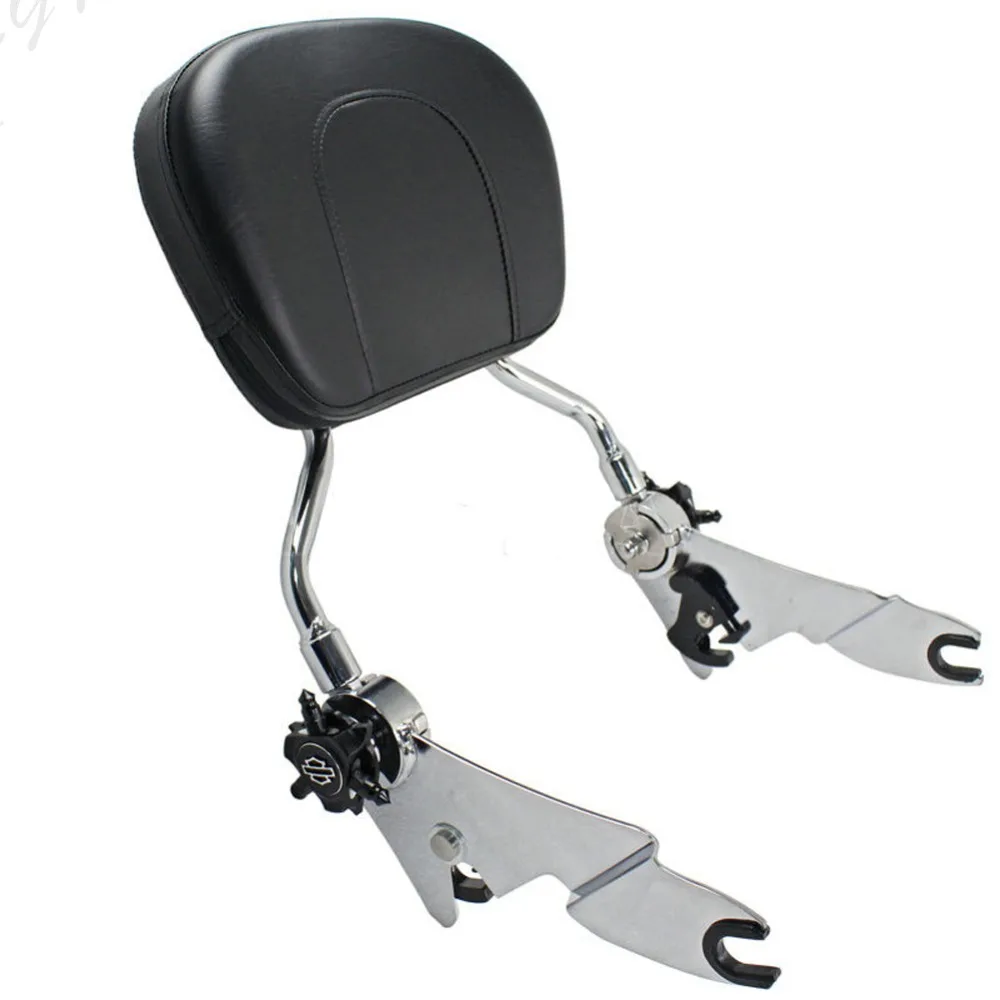 ALLGT задняя Регулируемая съемная спинка Sissy Bar для Harley Touring Road King 2009- 2010 2011 2012 2013