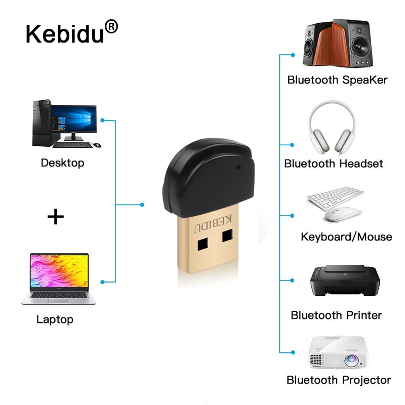 

New Bluetooth Adapter USB Dongle Bluetooth 5.0 Music Receiver For PC Computer Wireless Bluthooth Mini Bluetooth Receiver Adapter