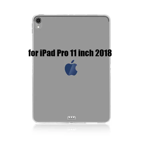 Прозрачный чехол для iPad Pro 12,9 чехол, GOLP ультра тонкий мягкий ТПУ чехол для iPad Pro 11 чехол - Цвет: White-11
