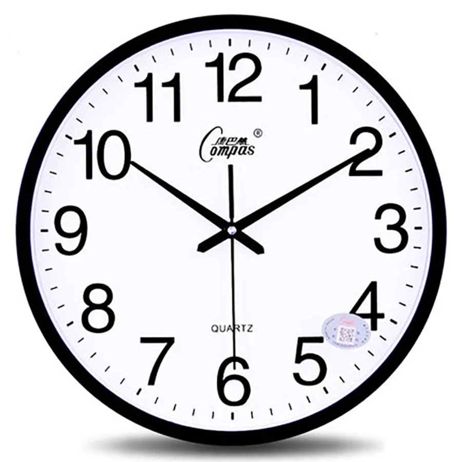 

Wall Clock Modern Design Living Room Silent Kitchen Creative Clock Watch Mechanism Secret Stash Digital Watch Wall Clocks 5ZB187