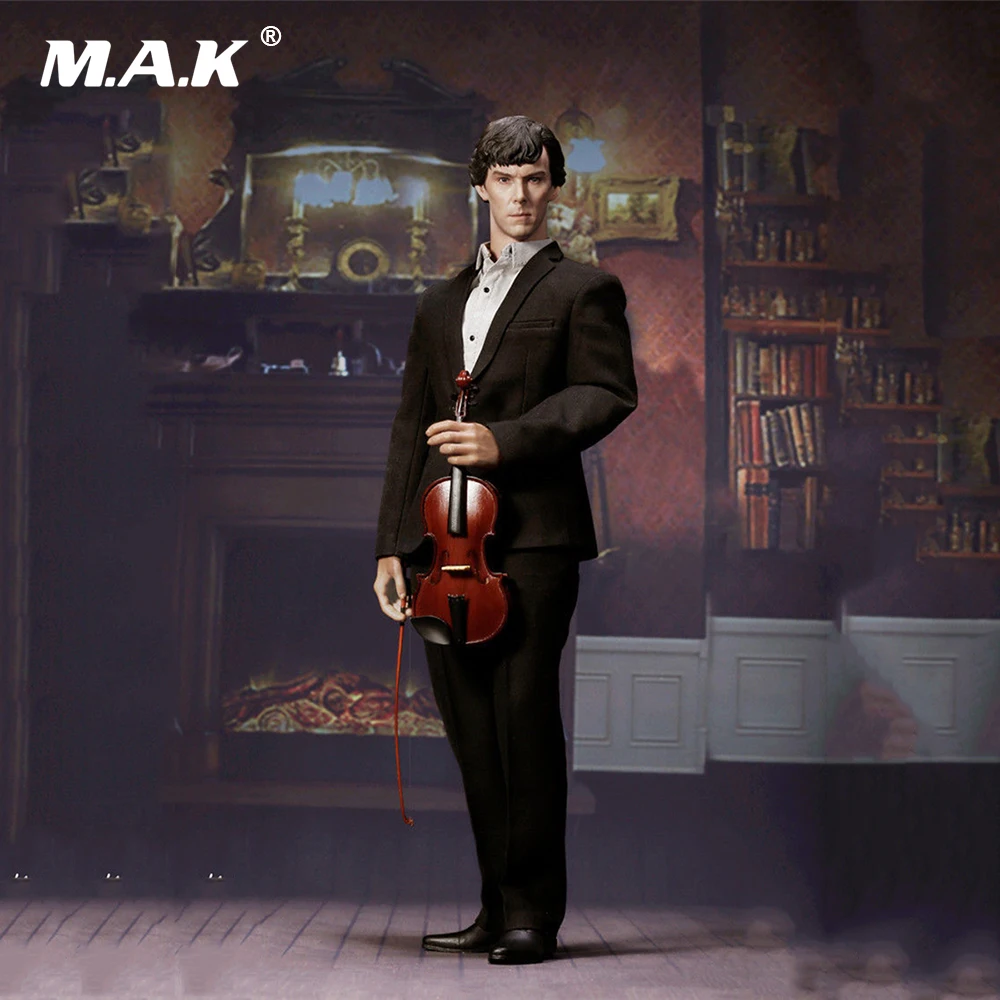 

Full Male Figure 1:6 EX015 British Detective Sherlock Holmes Benedict Cumberbatch 3.0 Action Figure Model Toys for Collection