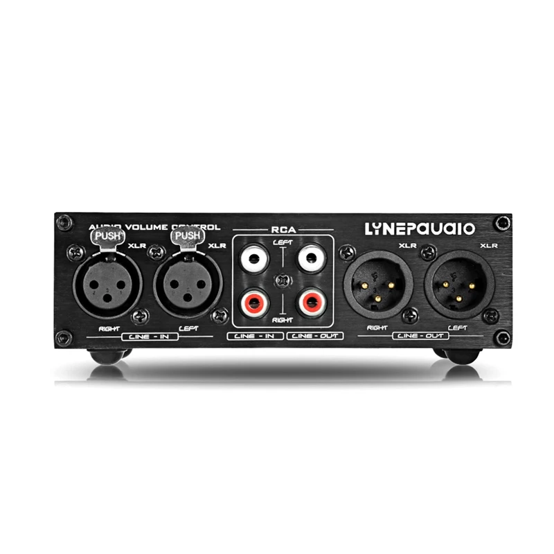 Lynepauaio 2 In 2 Out Switcher регулятор громкости, переключение между rca-сигналом и Xlr балансным сигналом, который подходит для