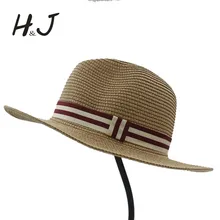 Модная летняя соломенная Панамка для женщин и мужчин, шляпа от солнца для элегантной королевы, Панама с широкими полями, шляпа для джентльмена, папы, федоры, шляпа для пляжа