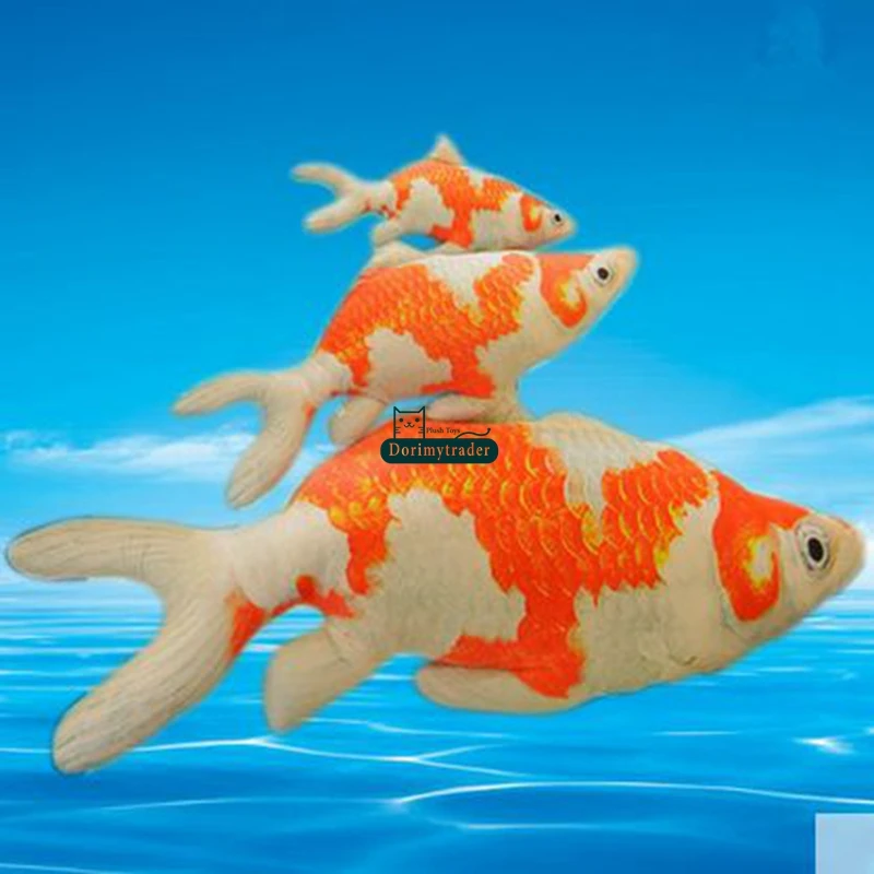 peluche poisson rouge