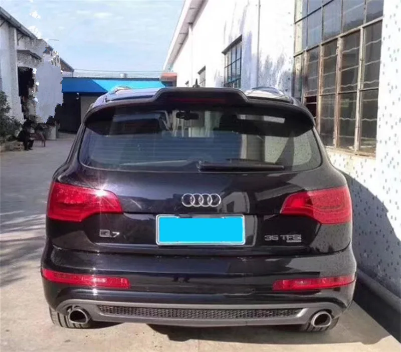 Спойлер из углеродного волокна для Audi Q7 2007 08 09 2010 2011 2012 2013 высокое качество Спойлеры авто аксессуары, EMS