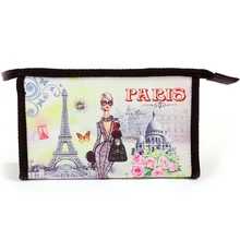 2016 Hot Sale Real Character Fashion Pu Zipper Pillow Necessaire Women Cosmetics Bags Travel Make Up Bag Organizer Makeup