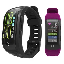 Bluetooth gps S908S цветной экран фитнес-трекер умный Браслет IP68 водонепроницаемый монитор сердечного ритма спортивный браслет
