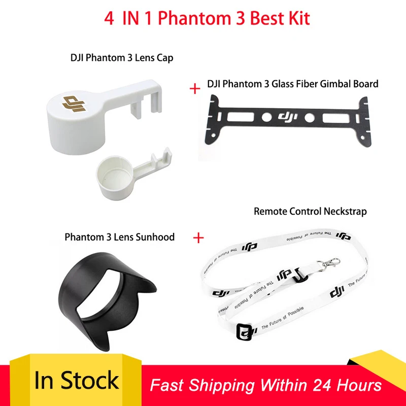 DJI Phantom 3 Professional /Advanced/ Camera Lens Cover Cap + Sun Hood