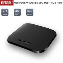 Mini M8S Plus W Smart Android 7.1 TV Box 1GB ram 8GB rom Amlogic S905W Quad Core 2.4G WiFi IPTV 4K Player set top box