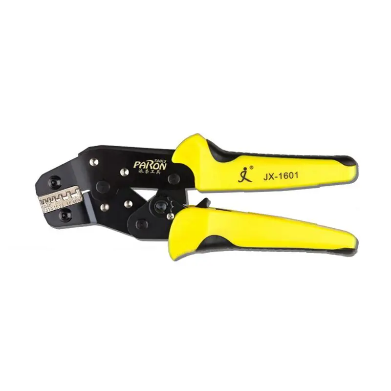

PARON 1 yellow black alloy steel Multi-function JX-1601-06 Ratchet pre-insulated tube terminal Crimping pliers Crimping pliers 0
