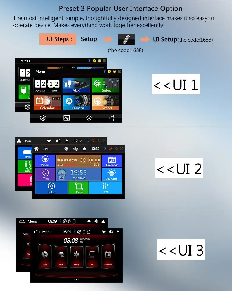 Sale Car Stereo in dash 2 din Automotive Autoradio Bluetooth Car dvd player Double 2 Din 6.2 inch Video FM/AM Radio  Video FM/AM/RDS 1