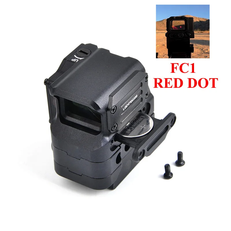 Новый ди оптический FC1 Red Dot зрение рефлекс взгляд голографический прицел для 20 мм Rail Тактический Охота четыре Цвет