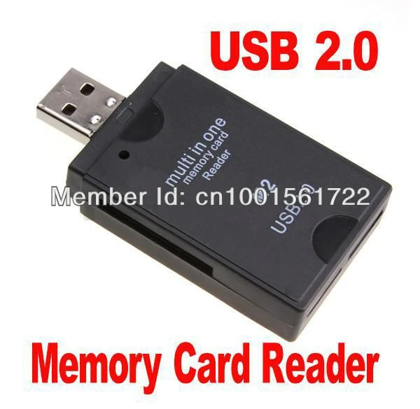 Wholesale Red Bridge Usb 2.0 Multi All In One Sd Sdhc Mmc Rsmmc Tf T