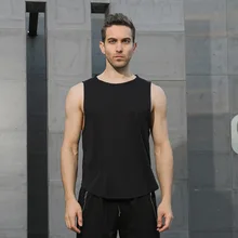 Мужская быстросохнущая майка, топ для бега, жилет для фитнеса, рубашки без рукавов, мужская майка для спортзала, мужской свободный спортивный жилет, плюс размер s-xxl