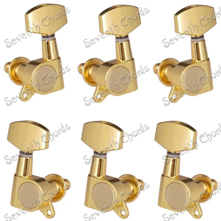 A Set Gold Sealed Gear Guitar Tuning Pegs keys Tuners
