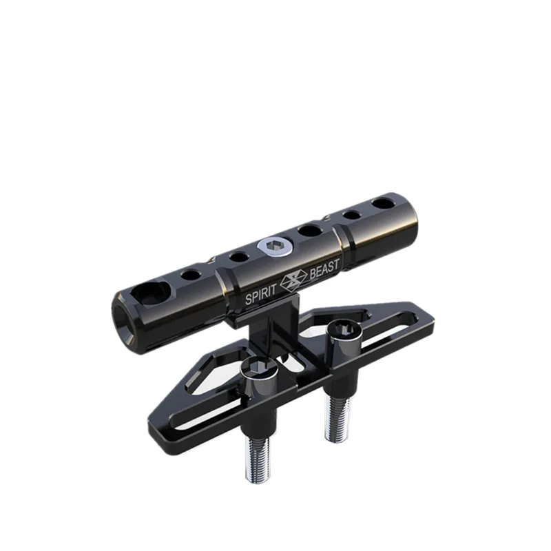 

Motorcycle Aluminum Multi-function Expansion Bracket Lighting Crossbar Lamp Motor Side Mirror Mount Accessories SPIRIT BEAST