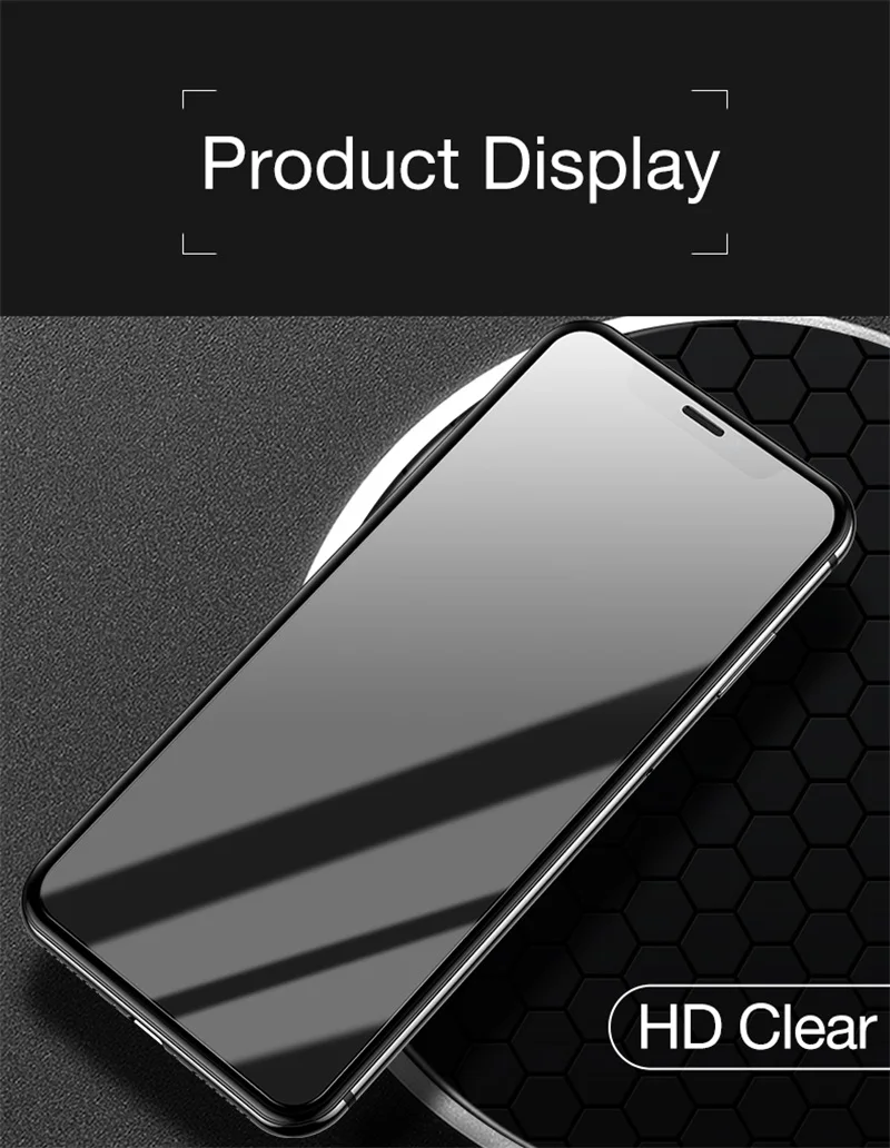 9. HD Clean glass  for iphone 9 