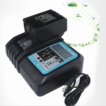 

AU/UK/US/EU Plug 3A USB Interface Power Current Display Multi-function Screen Charger Makita 14.4V/18V Lithium Battery Charger