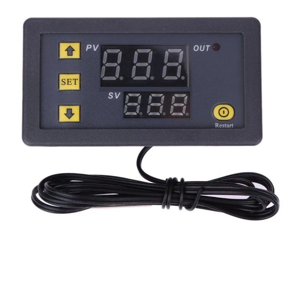 W3230 AC 110 V 220 DC12V 24 Цифровой термостат Температура Управление регулятор нагрева