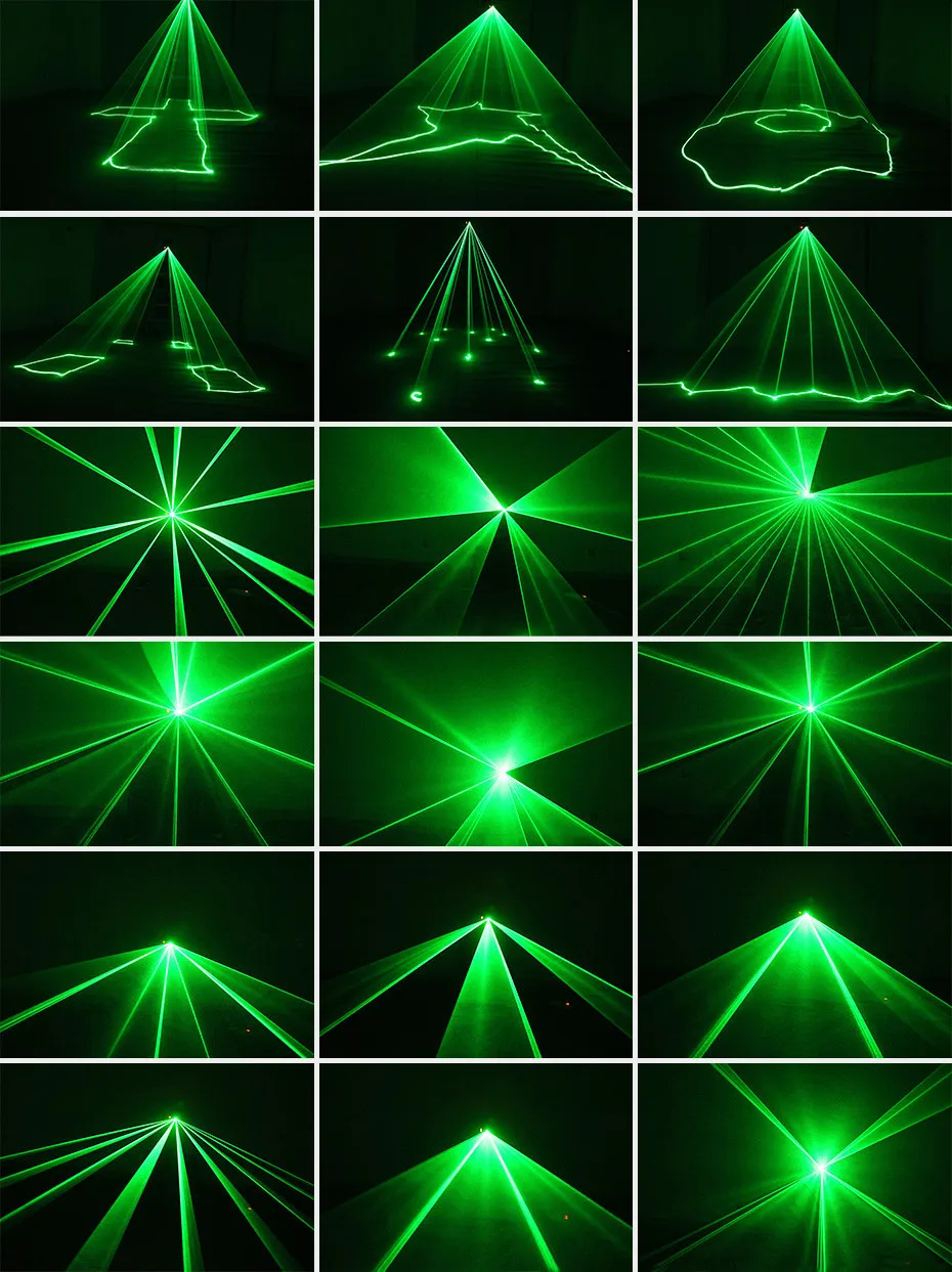 Efeito de Iluminação de Palco Show de Luzes Alienígena 50 mw Remoto Verde Projetor Laser Dmx 512 Scanner Profissional dj Discoteca Festa 7 efeito de iluminação palco dmx 512 scanner