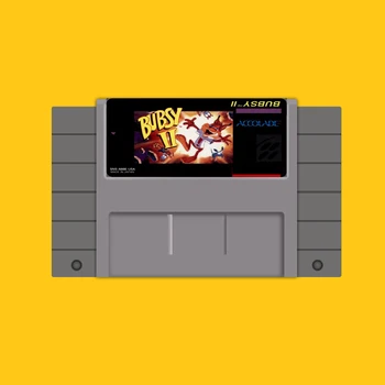 

Bubsy II 16 bit Big Gray Game Card For USA NTSC Game Player