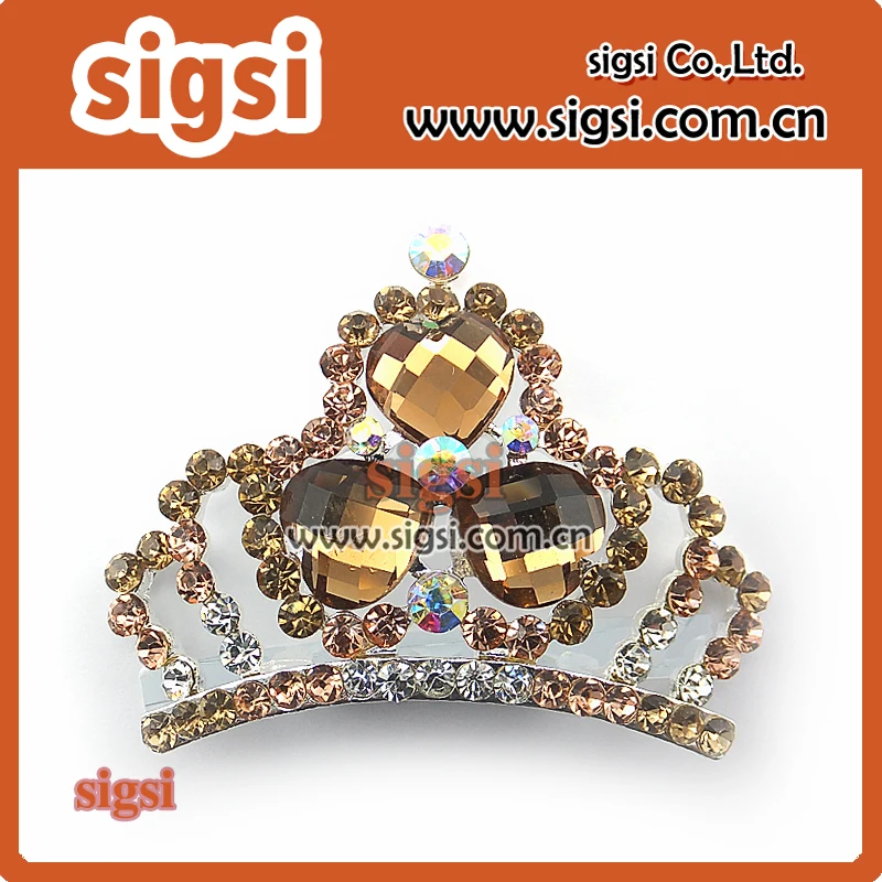 

wholesale rhinestone crown brooch