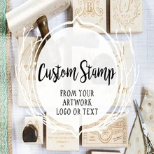 Изготовленный На Заказ деревянный резиновый штамп от вашего дизайна или логотипа, бизнес, логотип штамп, пользовательский адрес штамп, свадебная печать