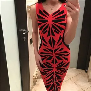 Summer-Dress-Women-Sexy-Pencil-Party-Dresses-Bodycon-Sheath-Vintage-Fitness-Vestidos-Print-Cute-Red-Women