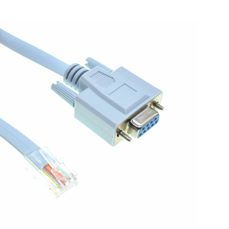 Консольный кабель 1 5 м RJ45 Ethernet к RS232 DB9 com портам последовательные женские роутеры