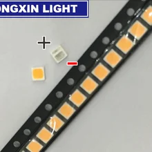 1000 шт./лот АОТ светодиодный SMD 3030 теплый белый 6V двойной чип-диод теплый белый EMC освещение Применение