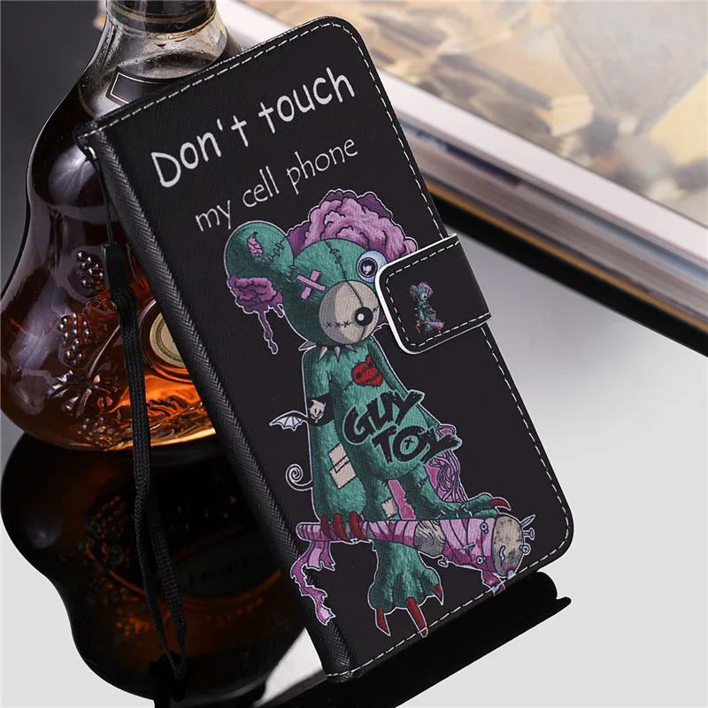 A50 Leather Case on for Pouzdro Samsung Galaxy A50 A30 A70 Cover for Samsung A40 A20 A30 Coque Cartoon Wallet Flip Phone Case