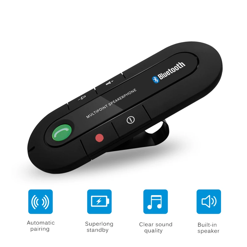 Car Stereo Handsfree Bluetooth Car Kit 