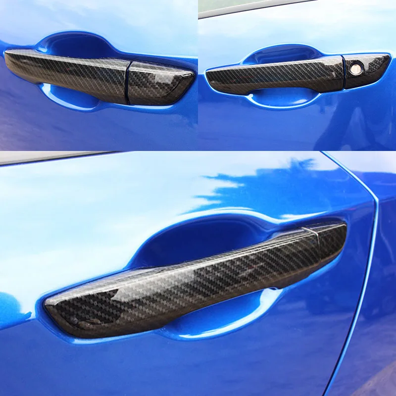 2 цвета для Honda Civic Sedan Hatchback 2016 2017 2018 новинка хромированная крышка ручки двери из