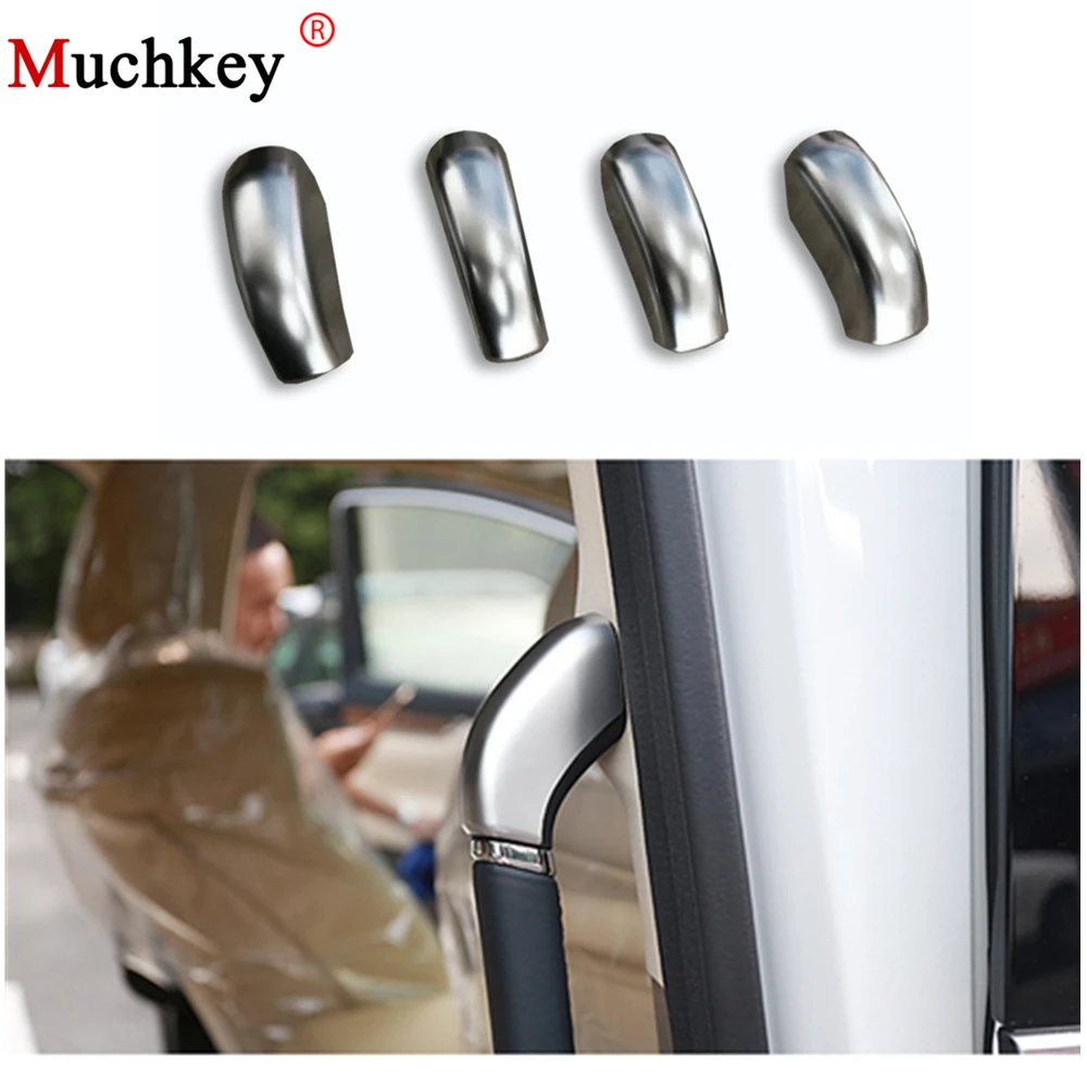 For Toyota Alphard 2016 2017 2018 Middle Row Armrest Cover Car Rear Door Handrail Trims font