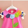 2022 niños bebé niña ropa conjunto Bowknot verano Floral camisetas Tops y pantalones Leggings 2 piezas lindos niños trajes niñas conjunto ► Foto 3/6