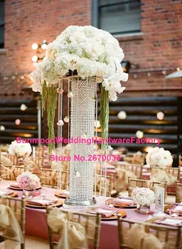 

new product unique design flower stand wedding pillar for wholesale