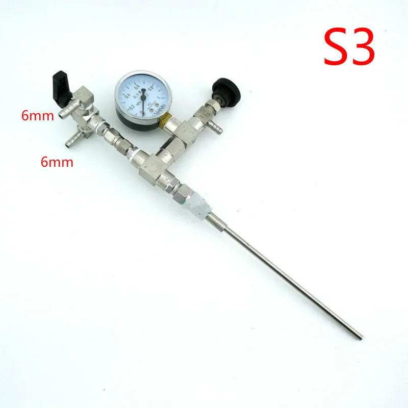 Стойка из нержавеющей стали Давление для пивных бутылок, наполнитель самогон CO2 homebrew пивной кран