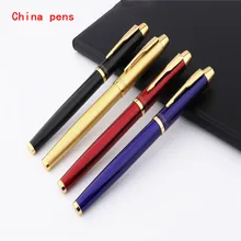 4 Cores de Luxo qualidade 8007 Escritório de Negócios Médio Nib Fountain Pen Nova Dar o melhor presente