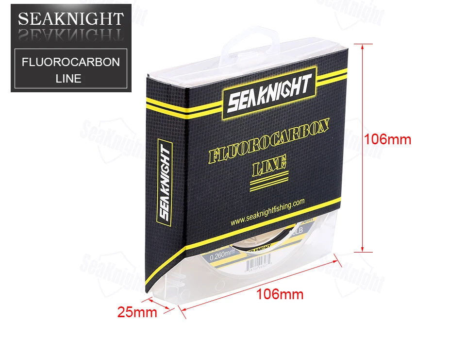 SeaKnight фторуглеродная леска, японская леска, 100 м, 3-50LB, углеродное волокно, лидер, леска для ловли карпа, быстро тонет