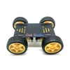 DIY робот 4wd шасси автомобиля mini C10 с четырьмя колесами мотора TT, для arduino uno r3 diy eduational Обучающий набор ► Фото 2/6