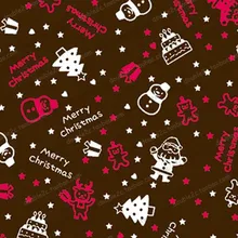 Рождественский переводной лист для шоколада, 10 шт. 32x21 см, бумага для переноса шоколада, Снеговик Шоколад инструменты Сахар штамп бумаги