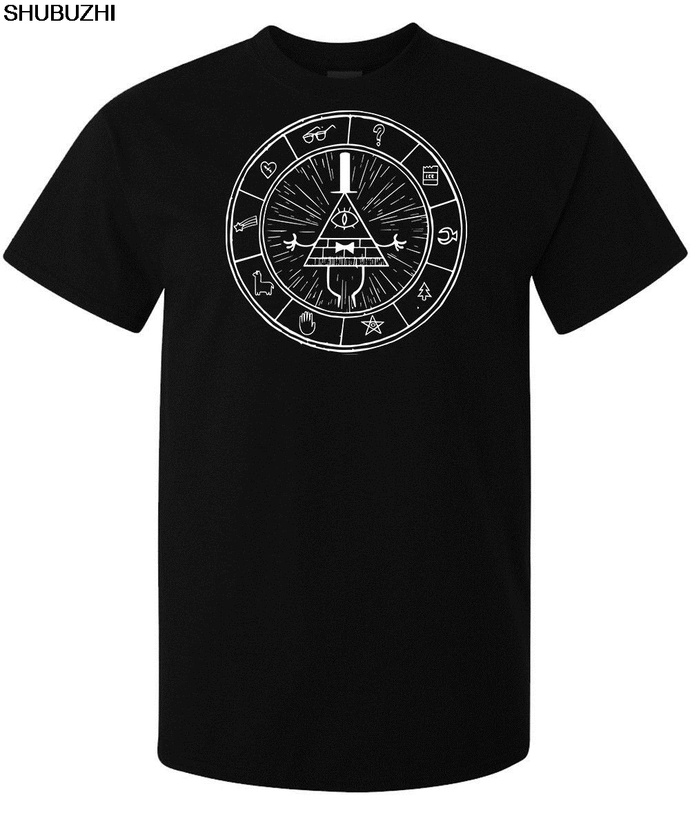 

Gravity Falls symbol artwork Sci-fi series XXX men's t shirt black top quality Cool Casual pride t shirt men Unisex New sbz3105