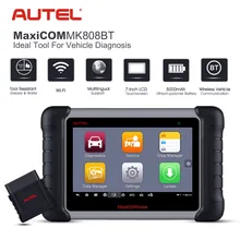 Autel MaxiCOM MK808BT OBD2 Scanner Diagnostic Tool Full System Diagnosis  IMMO/EPB/SAS/BMS/TPMS/DPF Upgraded Version of MK808