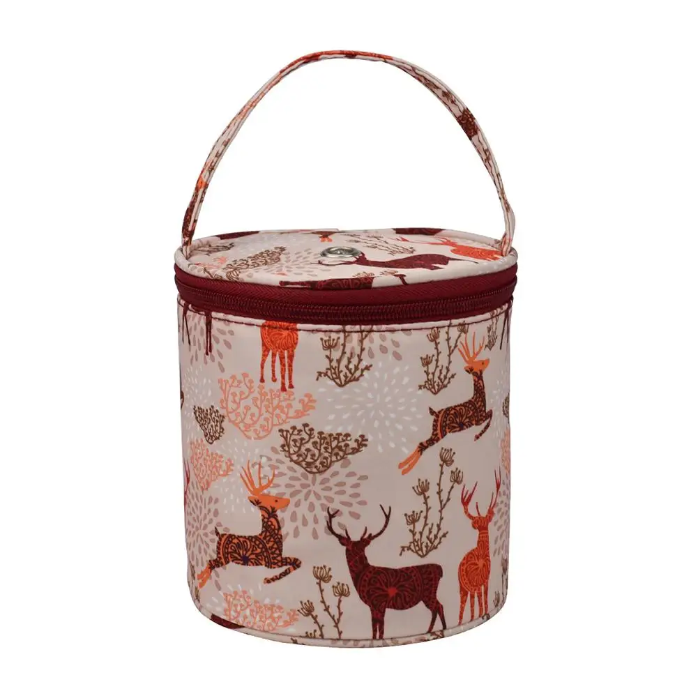 

Portable Knitting Needle Storage Bag Oxford Cloth Waterproof Yarn Crochet Knit Bag DIY Craft Organizer For Thread Storage