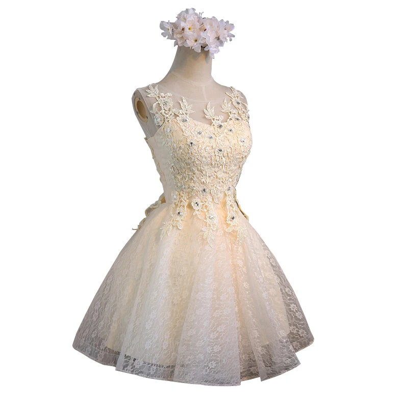 

Fashion beautiful lace sleeveless women Dresses (miss)