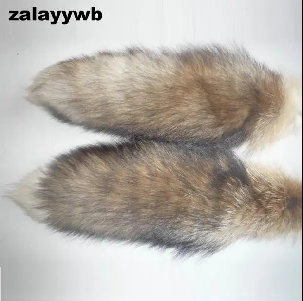 Zalzyywb натуральный Лисий брелок-хвост меховой брелок длина около 40 см сумка Подвески желтый красный мех лисий хвост брелок