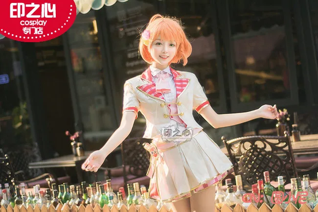 10-летняя группа поддержки LoveLive! Символ школьного фестиваля всех звезд сиф Косплей Костюм Хэллоуин Униформа Платье для выступлений на сцене s-xl