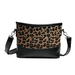 Женская модная леопардовая сумка на плечо для женщин 2019 женская маленькая сумка на плечо для девочек дикая сумка-мессенджер Bolsa Feminina 2019